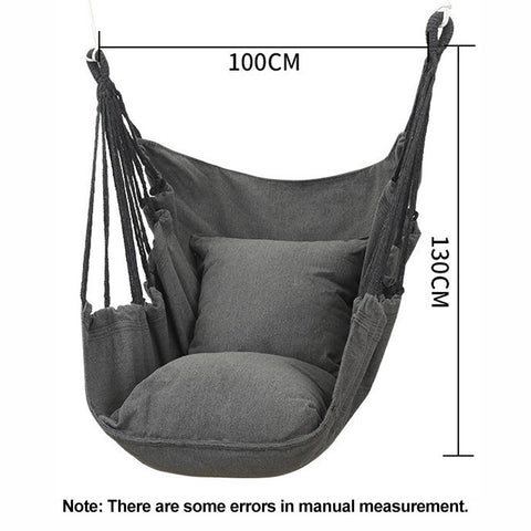 Hammock Chair Outdoor Portable Folding Hanging Rope Swing-HA01645-Veeddydropshipping