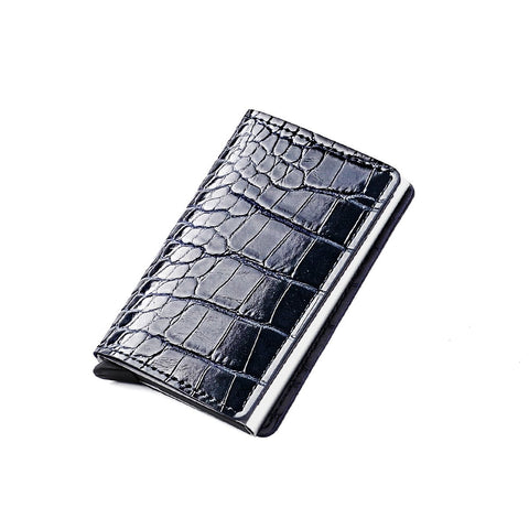 Cards Holders Leather RFID Wallet Mini Money Clips Business -BS00618-Veeddydropshipping