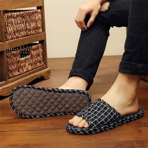 Slippers Wood Floor Floor Tiles Mute Indoor Soft Bottom Female-BS01257-Veeddydropshipping
