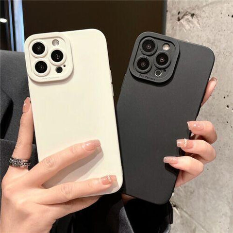 Case For iPhone 14 13 12 11 Pro Max XR XS 8 7 SE Shockproof Silicone Phone Cover-PA00110-Veeddydropshipping