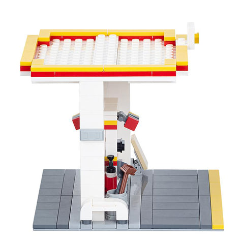 MOC4047 City Series 192Pcs Gas station Scenes Cars up to 6x16 can be parked-TB01502-Veeddydropshipping