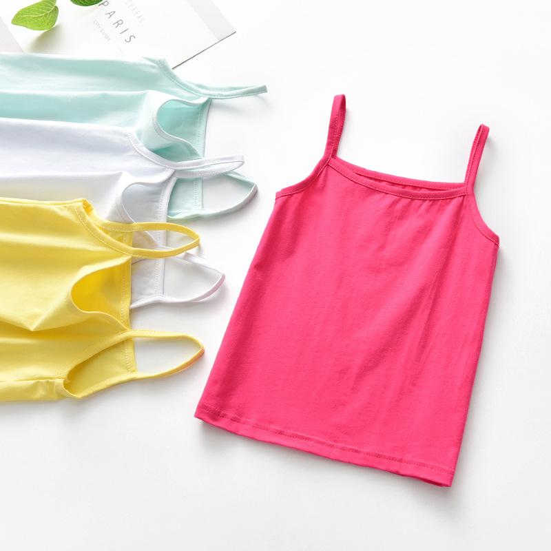 Kids T-Shirt Summer Infant Girl Sleeveless Undershirt-Veeddydropshipping