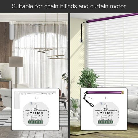 ZigBee DIY RF433 Smart Curtain Switch Module for Electric-TI01062-Veeddydropshipping