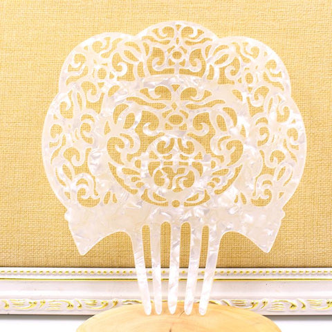 Acetic acid plate wedding hair accessories  -JW00470-Veeddydropshipping