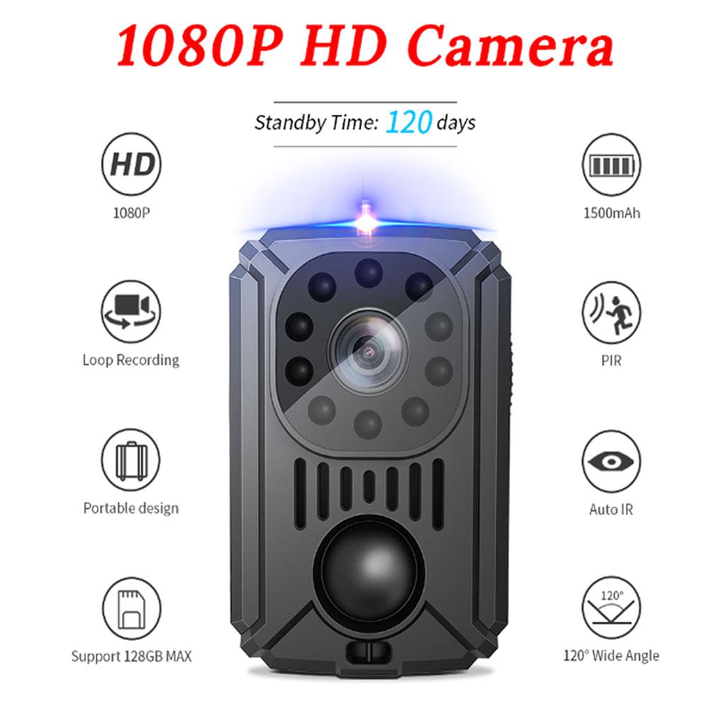 MD31 Mini PIR Video Camera Back Clip Photography DV Smart Camera HD 1080P Recorder-CE00315-Veeddydropshipping