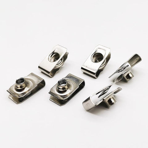 Clips with Thread M8 M6 8mm 6mm Reed Nut Leaf Spring-AM01314-Veeddydropshipping