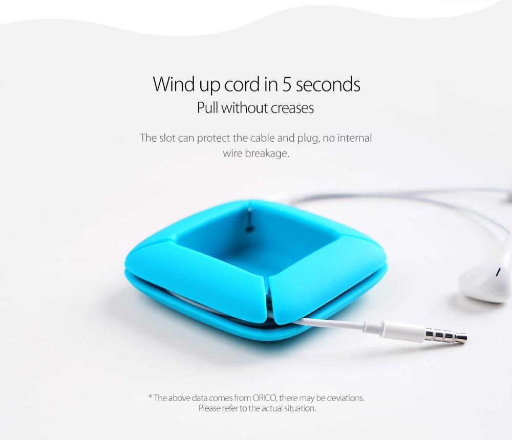 Winder Cable Organizer Silicone Flexible Management Clips Cable Holder For Headphone -CE00117-Veeddydropshipping