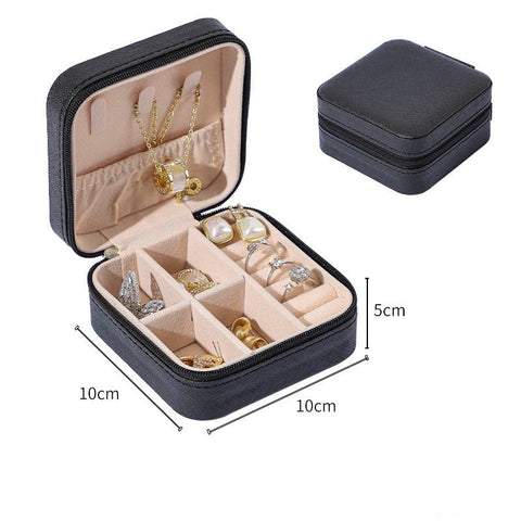 Portable Box Jewelry Organizer Travel Case Boxes-HA00786-Veeddydropshipping