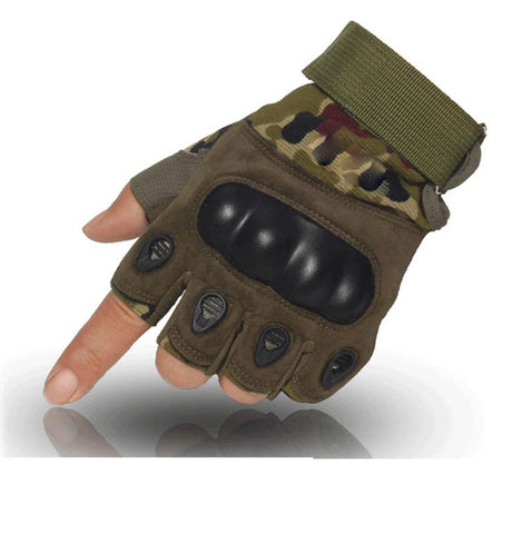 Outdoor Tactical Gloves Airsoft Sport Gloves Half Finger Military Men Combat Gloves -OS01191-Veeddydropshipping