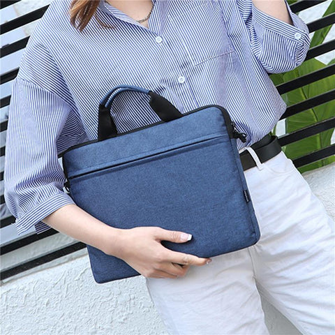 Cover Liner Sleeve Handbag Solid Color Laptop Shoulder-BS00425-Veeddydropshipping