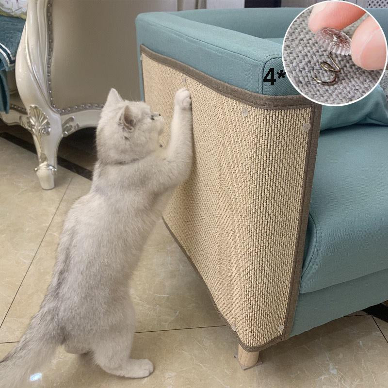 Bamboo Woven Cat Scratcher Sofa Mats-HA01415-Veeddydropshipping