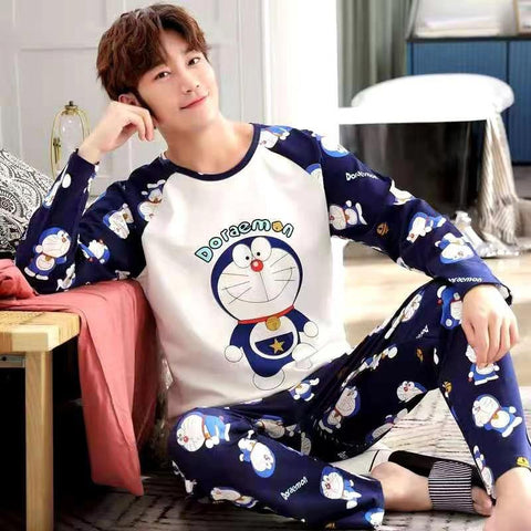 Casual Soft Sleepwear Cartoon Breath Pajama Sets Sleep&amp;Lounge-MF01586-Veeddydropshipping
