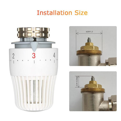 Intelligent Radiator Actuator Programmable Thermostatic Radiator-TI01022-Veeddydropshipping