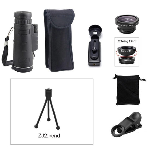 3In1 Lens Universal 40X60 Optical Glass Zoom Telescope Telephoto-PA01213-Veeddydropshipping