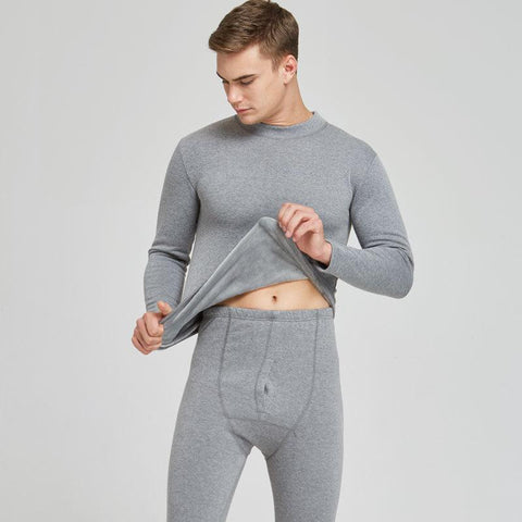 for men winter fleece thick long johns keep warm men clothes-MF01542-Veeddydropshipping