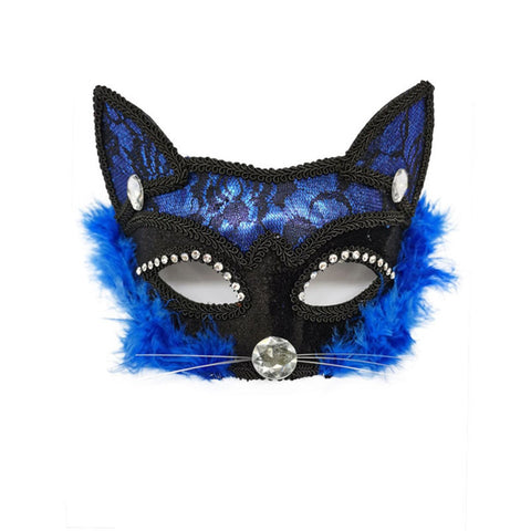 Cosplay Leather Cat Mask Bdsm Fetish-WF01613-Veeddydropshipping