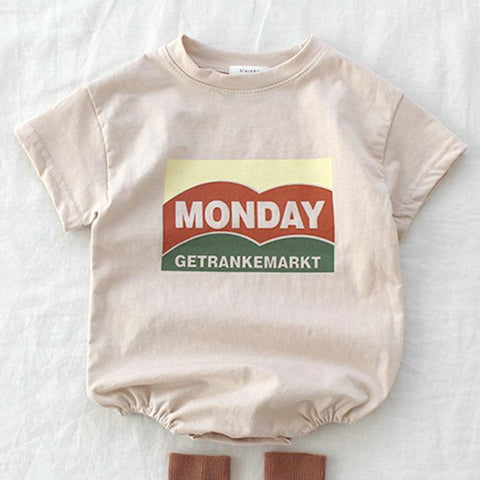 Koodykids 2023 New Baby Boy Summer Rompers Korean Style-TB00302-Veeddydropshipping