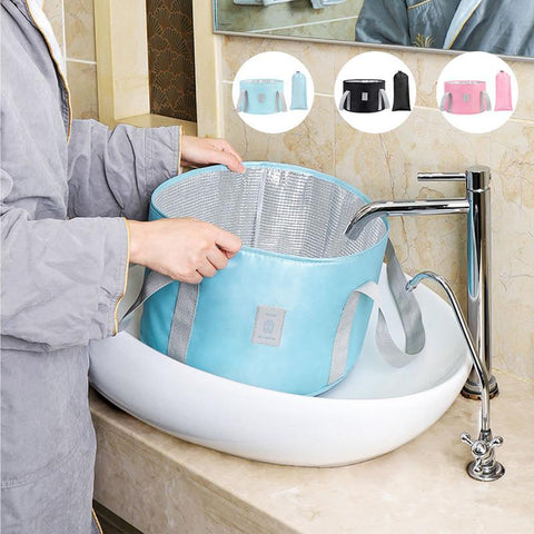 Large Capacity Foldable Foot Bath Basin Water Bucket-HA01070-Veeddydropshipping