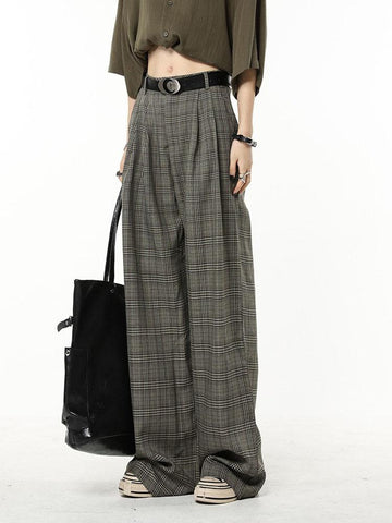 Women Long Trousers Wide Leg Pants-WF00643-Veeddydropshipping