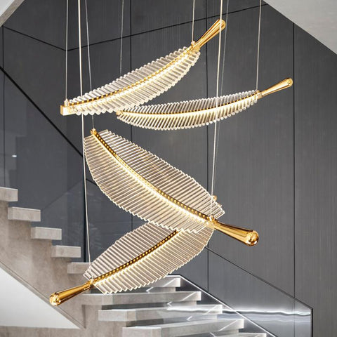 Modern Creative Leaf LED Chandelier Luxury-TI00421-Veeddydropshipping