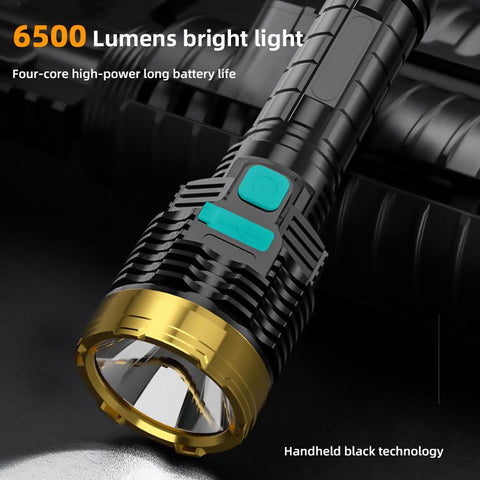 Outdoor Portable Flashlight  Home Built-in Battery Rechargeable Multi-function-TI00759-Veeddydropshipping