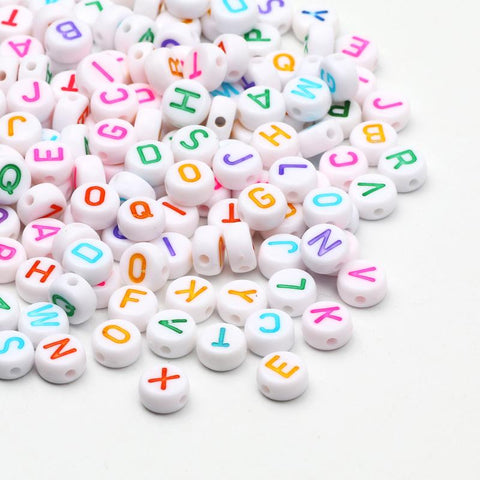 Mixed Letter Acrylic Jewelry Beads Making Necklace Brac elet DIY-JW01465-Veeddydropshipping