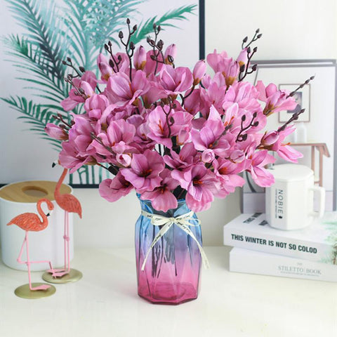 Simulation Bouquet Magnolia Home Decoration Flower-HA00722-Veeddydropshipping