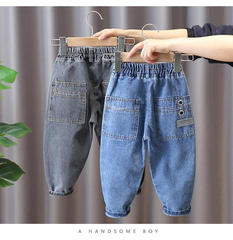 Children&#39;s Jeans Boy Pants Spring and Autumn Fashionable Baby boy-TB01313-Veeddydropshipping