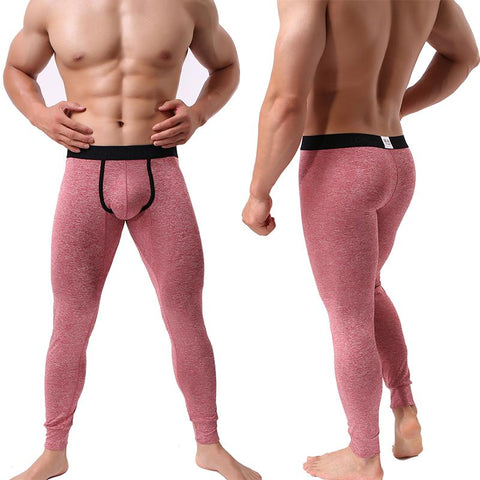 Johns  Sexy U Leggings Men Home  Pajama Sweatpants-MF01559-Veeddydropshipping