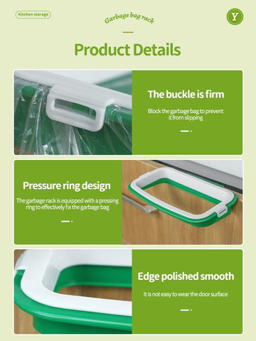 Hanging Trash Bag Rack Portable Kitchen Garbage Bag-HA00866-Veeddydropshipping
