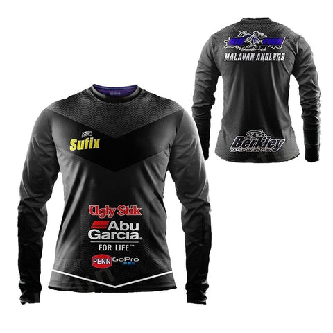 Red Summer Long Sleeve Crew Neck Off-Road Fishing Suit Mountain Bike Moisture-OS00445-Veeddydropshipping