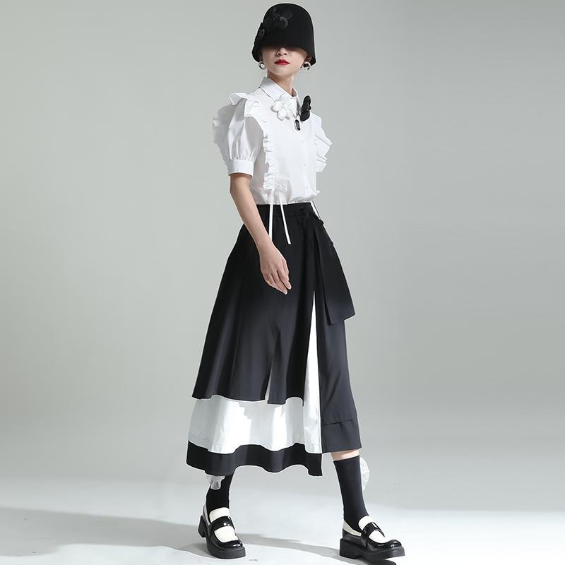 Women Fashion Versatile Medium Length Skirt-WF00495-Veeddydropshipping