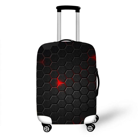 Dust-proof Suitcase Protective Cover Pink Trolly Luggage Case-BS00749-Veeddydropshipping