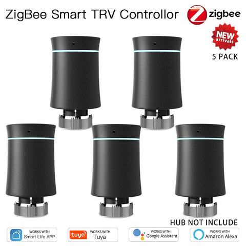 TRV ZigBee 3.0 Tuya New Radiator Actuator Valve Smart Programmable -CE00628-Veeddydropshipping