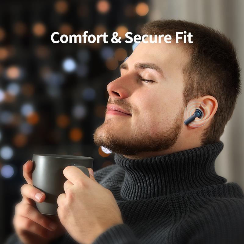Bluetooth Headphones 4-Mics ENC Call Noise Cancelling-Veeddydropshipping