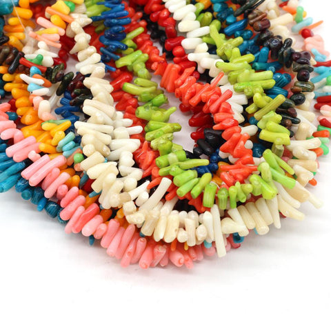 Natural Stone coral beads for Jewelry Making  DIY -JW01551-Veeddydropshipping