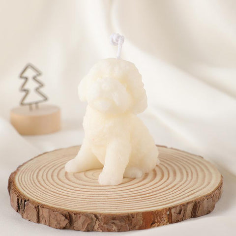 Cute animals Teddy puppy scented candles-HA00383-Veeddydropshipping