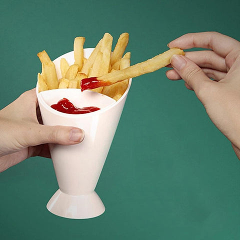Assorted Sauce Chips Snack Cone Dip Cup Tableware-HA01331-Veeddydropshipping