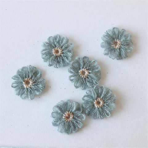 Knitting Flower Applique Patches DIY Craft-HA00049-Veeddydropshipping