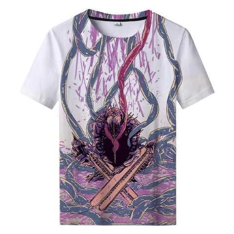 Japanese fashion anime chainsaw man 3d printed T-shirt-MF00063-Veeddydropshipping