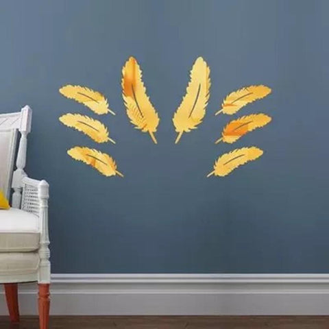 Self-adhesive Mirror Sticker Acrylic Wall Paper DIY 3D-HA00231-Veeddydropshipping