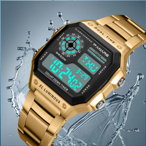 Business Men Waterproof Stainless Steel watches-JW00748-Veeddydropshipping