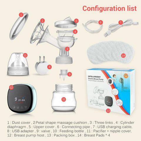 Electric Breast Pump Charged Easy Convenient Charged Easy Carry Outdoors-TB00664-Veeddydropshipping