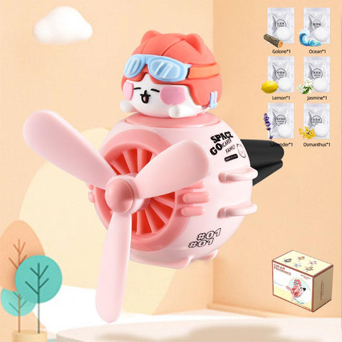 Cute Rotating Propeller Outlet Fragrance  Auto Fragrance-AM01500-Veeddydropshipping