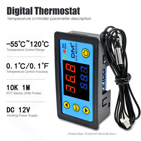 12V 24V 220V AC Digital LED Temperature Controller W3230 W3231 For Incubator-TI01025-Veeddydropshipping