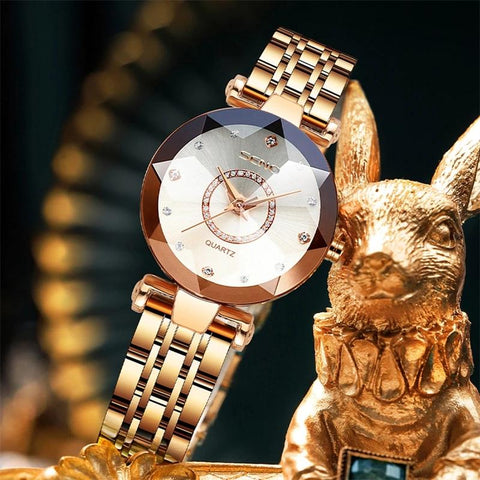 Quartz Watch Wrist Luxury Brand Female Clock Steel -JW01018-Veeddydropshipping