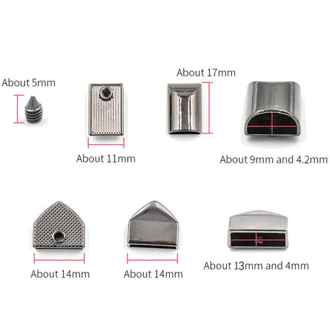 Metal Zipper Stopper Zipper Tail Clip-HA00048-Veeddydropshipping