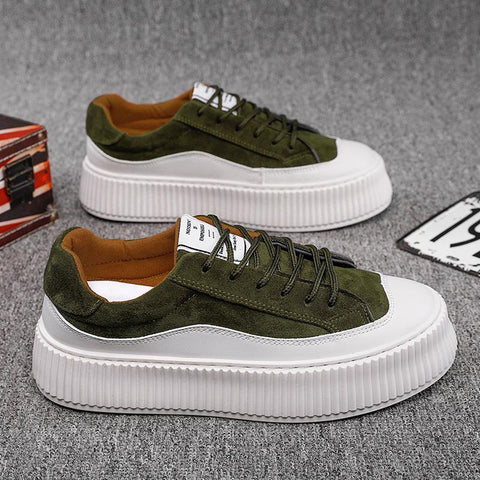 Sneaker Student Fashion Board Shoe Leather Comfortable-BS01397-Veeddydropshipping