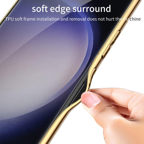 For Samsung s23 s23plus s23ultra electroplated soft edge personalized-PA00227-Veeddydropshipping
