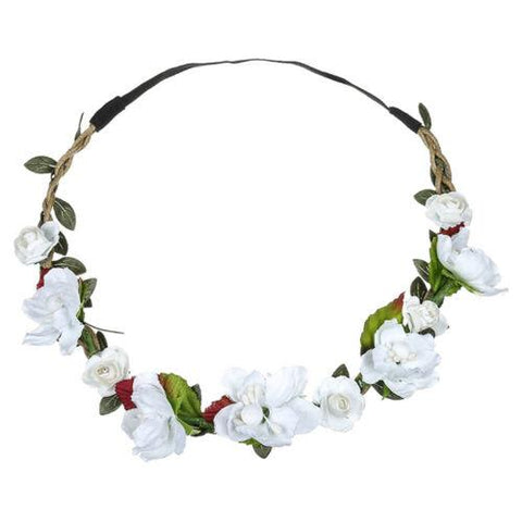 Flower Headband Head Garland Hair Band-WF01116-Veeddydropshipping